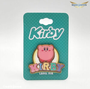 Nintendo Kirby Name Enamel Pin New